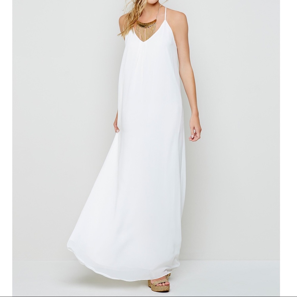 Gianni Bini Rachel Sleeveless Racerback Maxi Dress